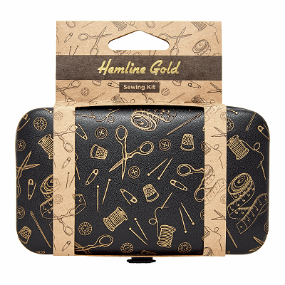 Sewing Kit: Hemline Gold Notions Print - 4921.HG