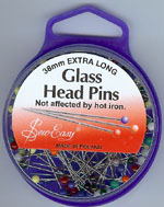 ER679.L Extra Long Glass Head Pins 