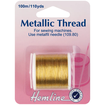 Metallic Thread.