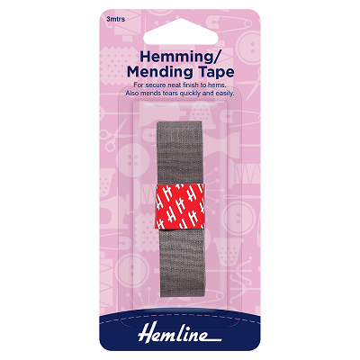 H790.G - Hemming Tape: 3m x 20mm: Grey