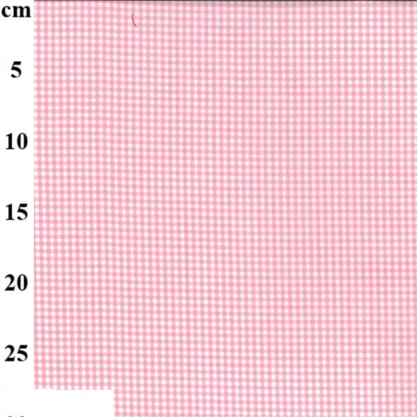 100% Yarn Dyed 3mm Cotton Gingham - 01-JLC0135-Pink