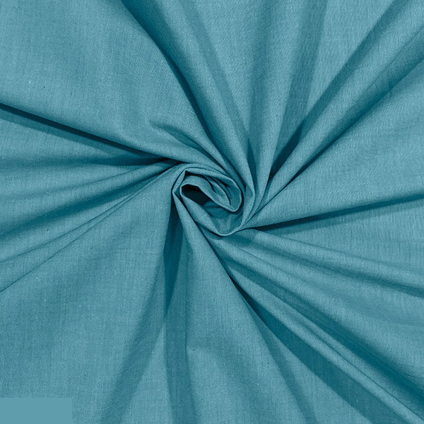 100% Yarn Dyed Cotton Chambray - 01-JLC0138-Turquoise
