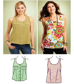 3848 Kwik Sew  (Green) Misses XS-XL