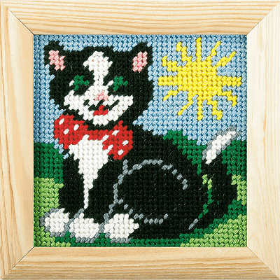 My First Embroidery Kit: Cat - ORC.1497