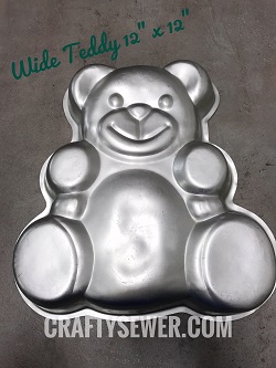 Wide Teddy 12" x 12" Cake Tin