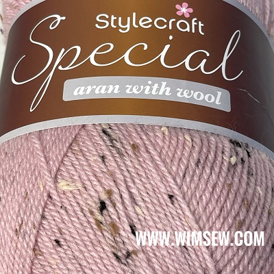Stylecraft Special  Aran with Wool 400g - 2493 Pale Rose Nepp