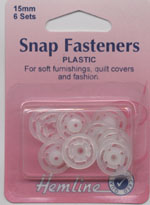 H424 Plastic Snap Fasteners 15mm