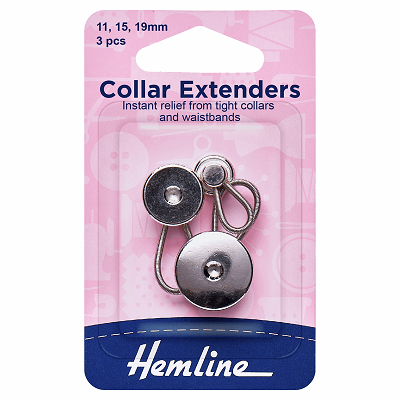H896.99 Collar Expanders: Metal - Assorted - 3pcs