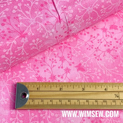 100% Cotton Fabric Flutter Batik Effect - 01jlc0081 Deep Pink (O)