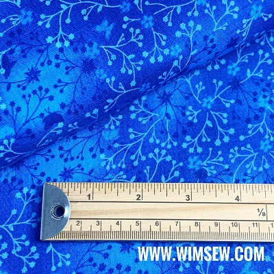 100% Cotton Fabric Flutter Batik Effect - 01jlc0081 Royal (O)