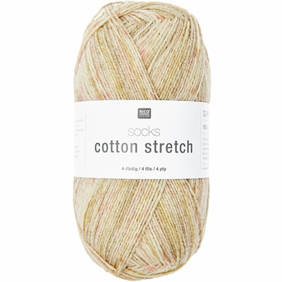 Rico Cotton Stretch Sock Yarn 100g -009-Peaches