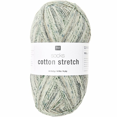 Rico Cotton Stretch Sock Yarn 100g -012-Blueberries