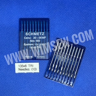 135x8 TRI Needles (Pack 10)