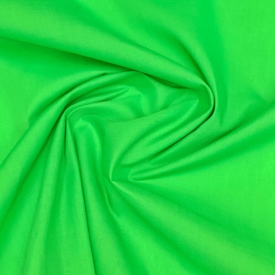 Poly Cotton Fabric - Lime - 1m or 0.5m (EP) 