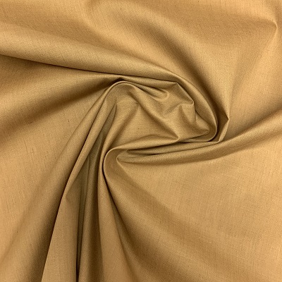 Poly Cotton Fabric - Mustard - 1m or 0.5m (EP) 