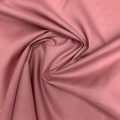 Poly Cotton Fabric - Dusty Pink 1m