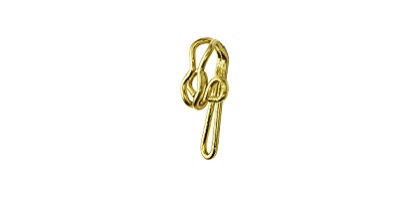 Brass Curtain Hook - 3675R