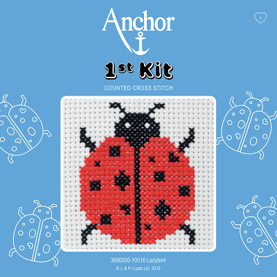Cross Stitch Kit: 1st Kit: Ladybird  - 3690000\10016