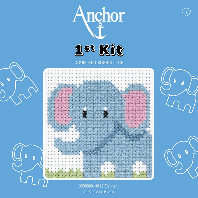 Cross Stitch Kit: 1st Kit: Elephant - 3690000\10018