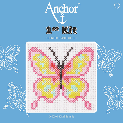 Cross Stitch Kit: 1st Kit: Butterfly  - 3690000\10022