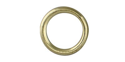 13mm Hollow Brass Ring - 3697R