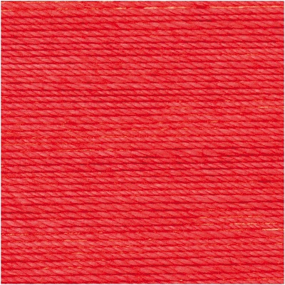 Rico Essentials Crochet Cotton - Red 004 - 50g Ball