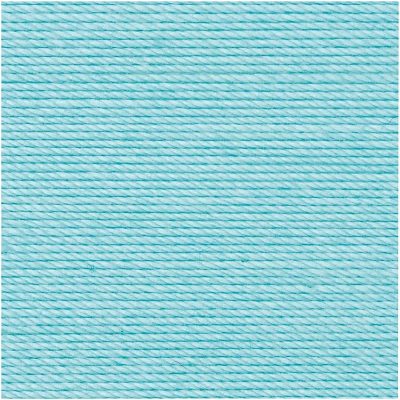 Rico Essentials Crochet Cotton - Turquoise 010 - 50g Ball