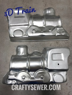 3D Train Cake Tin