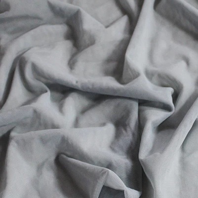 Plain Power Mesh - 401CC  - Silver