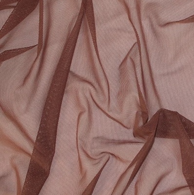 Plain Power Mesh - 401CC  - Brown*