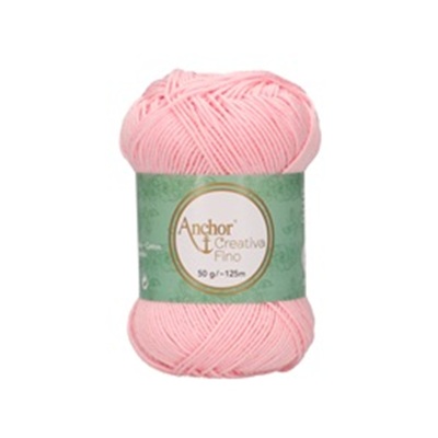 Crochet/Knitting Yarn: Creativa Fino: 4 Ply 50g - 0048 pi