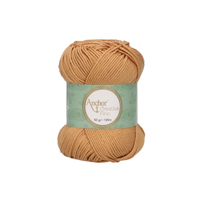 Crochet/Knitting Yarn: Creativa Fino: 4 Ply 50g - 0179 gol