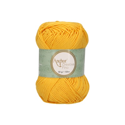 Crochet/Knitting Yarn: Creativa Fino: 4 Ply 50g - 0208 y