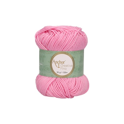 Crochet/Knitting Yarn: Creativa Fino: 4 Ply 50g - 0222 pi