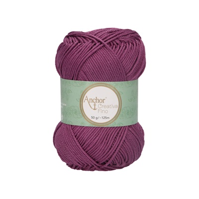 Crochet/Knitting Yarn: Creativa Fino: 4 Ply 50g - 0240 pur