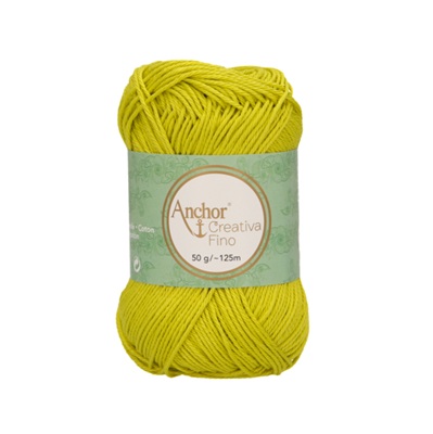 Crochet/Knitting Yarn: Creativa Fino: 4 Ply 50g - 0245 y