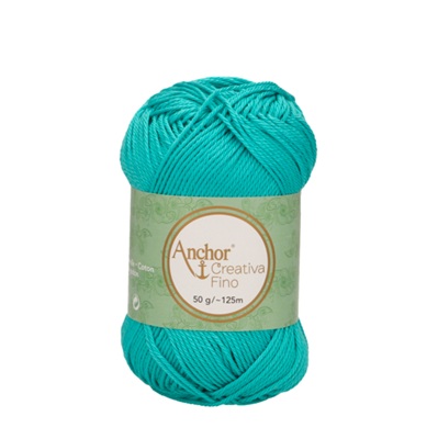Crochet/Knitting Yarn: Creativa Fino: 4 Ply 50g - 0353 grn