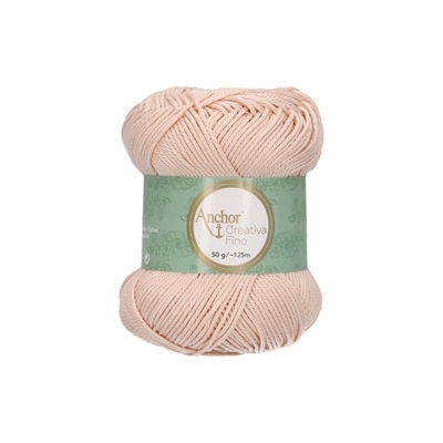 Crochet/Knitting Yarn: Creativa Fino: 4 Ply 50g - 0363 dcr