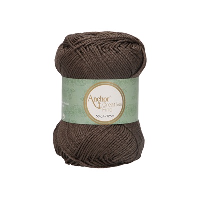 Crochet/Knitting Yarn: Creativa Fino: 4 Ply 50g - 0387 br