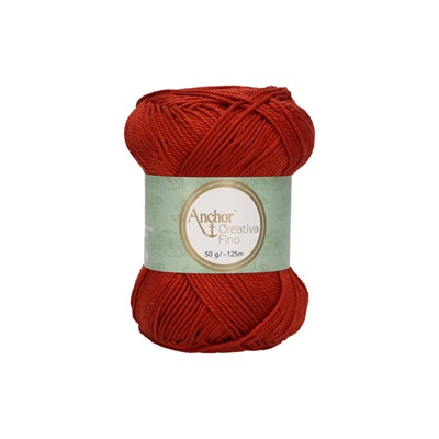 Crochet/Knitting Yarn: Creativa Fino: 4 Ply 50g - 0388 rd