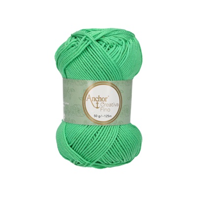 Crochet/Knitting Yarn: Creativa Fino: 4 Ply 50g - 0389 grn