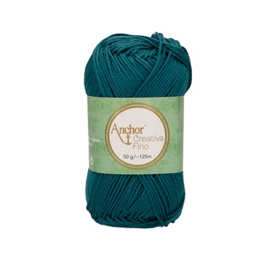 Crochet/Knitting Yarn: Creativa Fino: 4 Ply 50g - 0391 grn
