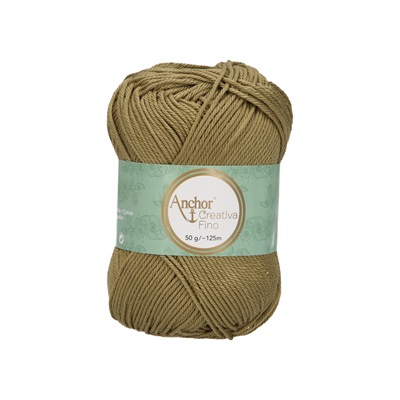Crochet/Knitting Yarn: Creativa Fino: 4 Ply 50g - 0395 ol