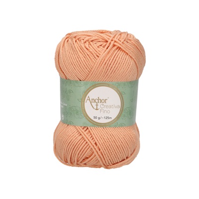 Crochet/Knitting Yarn: Creativa Fino: 4 Ply 50g - 0401 pe