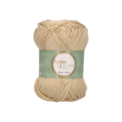 Crochet/Knitting Yarn: Creativa Fino: 4 Ply 50g - 0404 cal