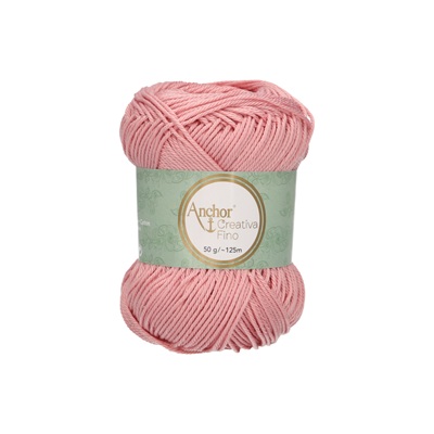 Crochet/Knitting Yarn: Creativa Fino: 4 Ply 50g - 0408 pi