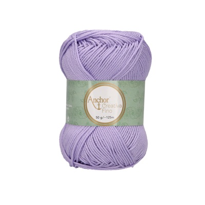 Crochet/Knitting Yarn: Creativa Fino: 4 Ply 50g - 0422 lil.