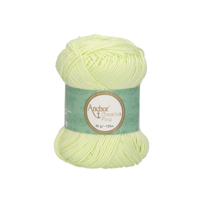 Crochet/Knitting Yarn: Creativa Fino: 4 Ply 50g - 3206 y