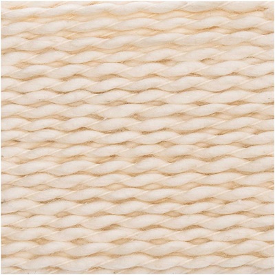 Rico So Cool So Soft 100g Cotton Chunky - Cream 001