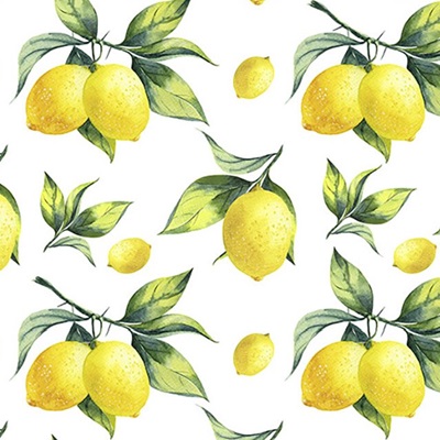 100% Digital Cotton Print em2763243MSA - (Lemons)